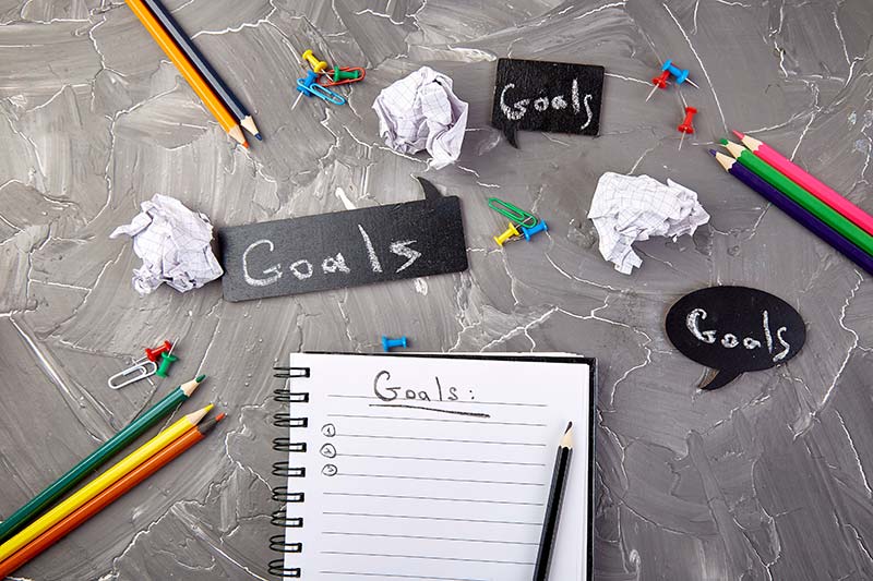 set goals for social media